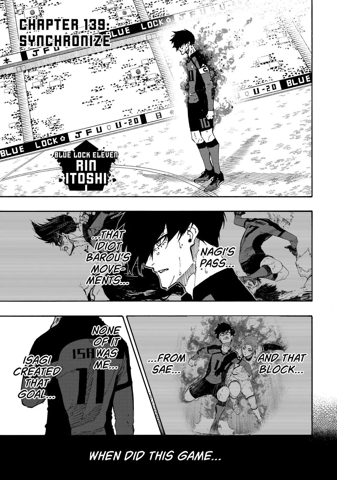 Blue Lock Chapter 139 Image 1