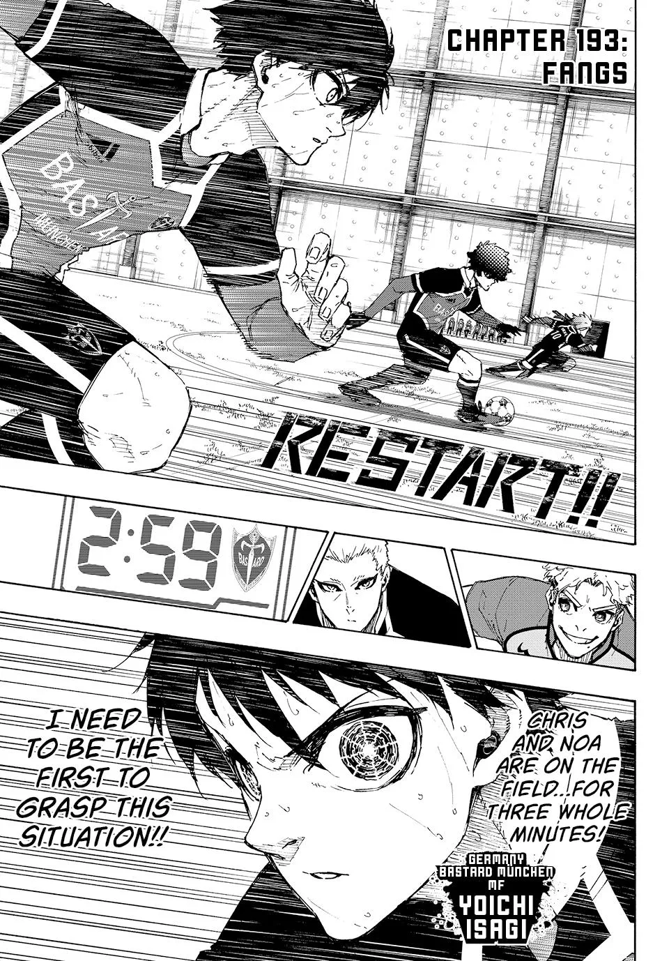 Blue Lock Chapter 193 Image 1