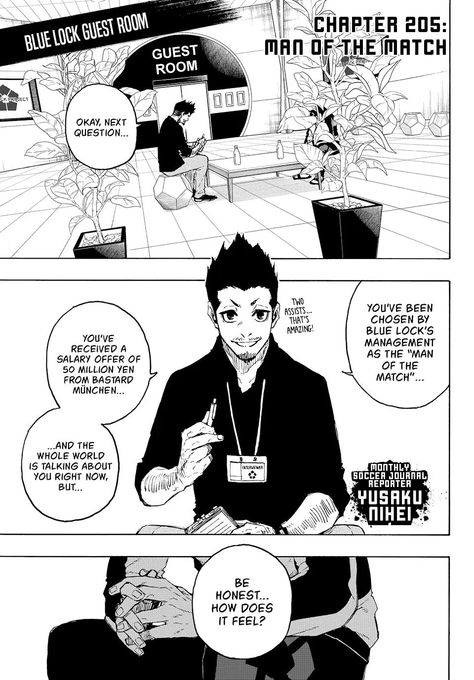 Blue Lock Chapter 205 Image 1