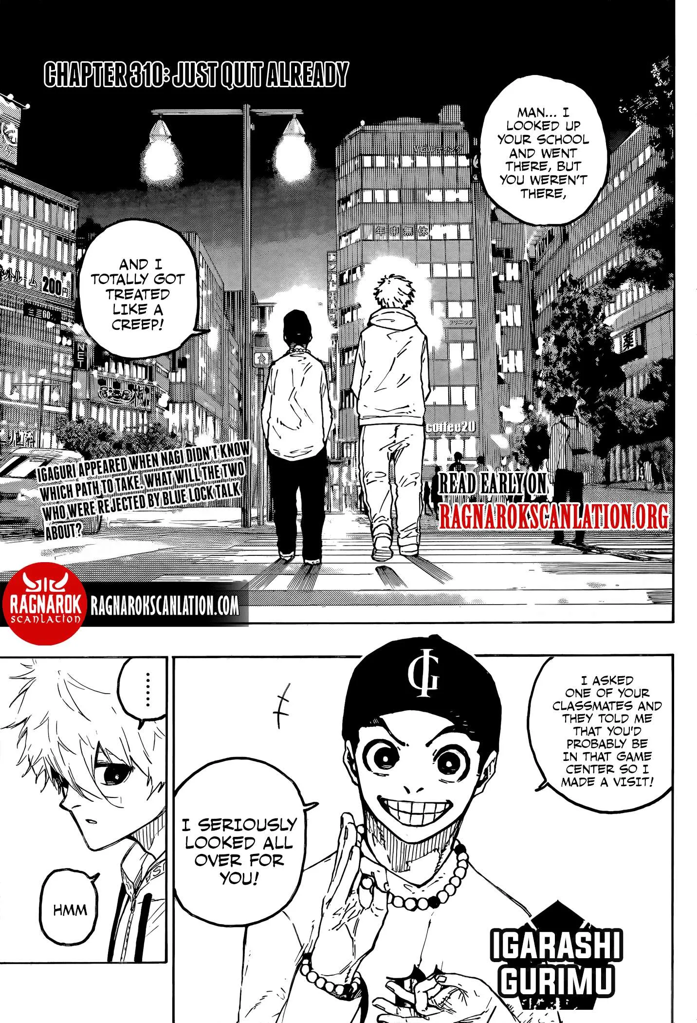 Blue Lock Chapter 310 Image 1